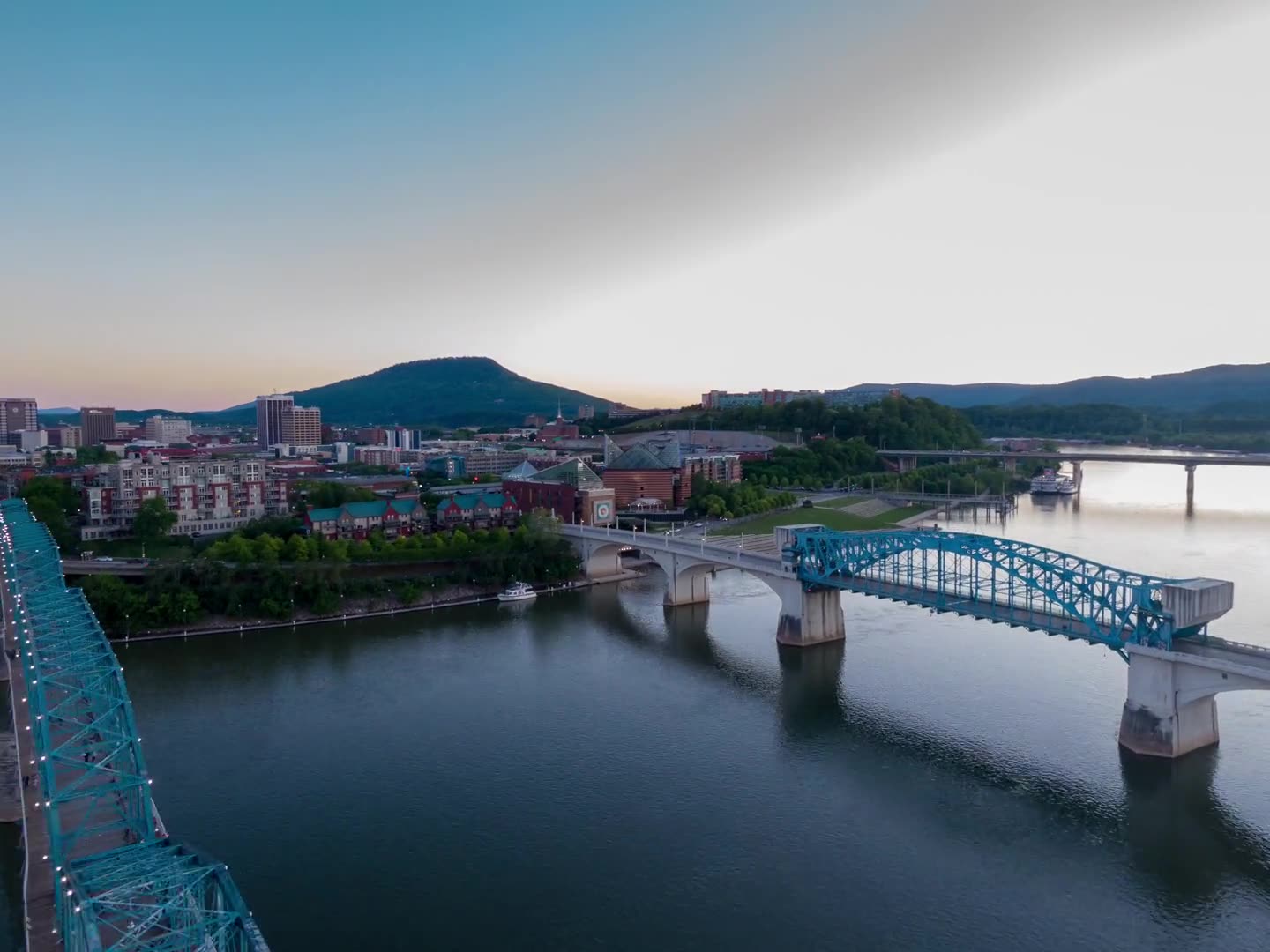 Infrastructure at dusk